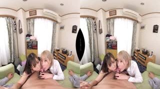 DSVR-1292【VR】夢のマイホームで2人きりの同棲生活を始めるはずが彼女の妹たち(妹×3)がいき-cd2